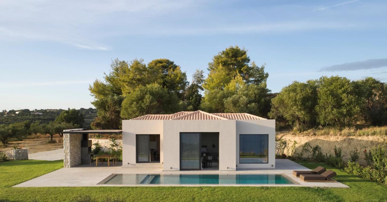 Villa Dione Kefalonian Chic Villas スパルティア エクステリア 写真
