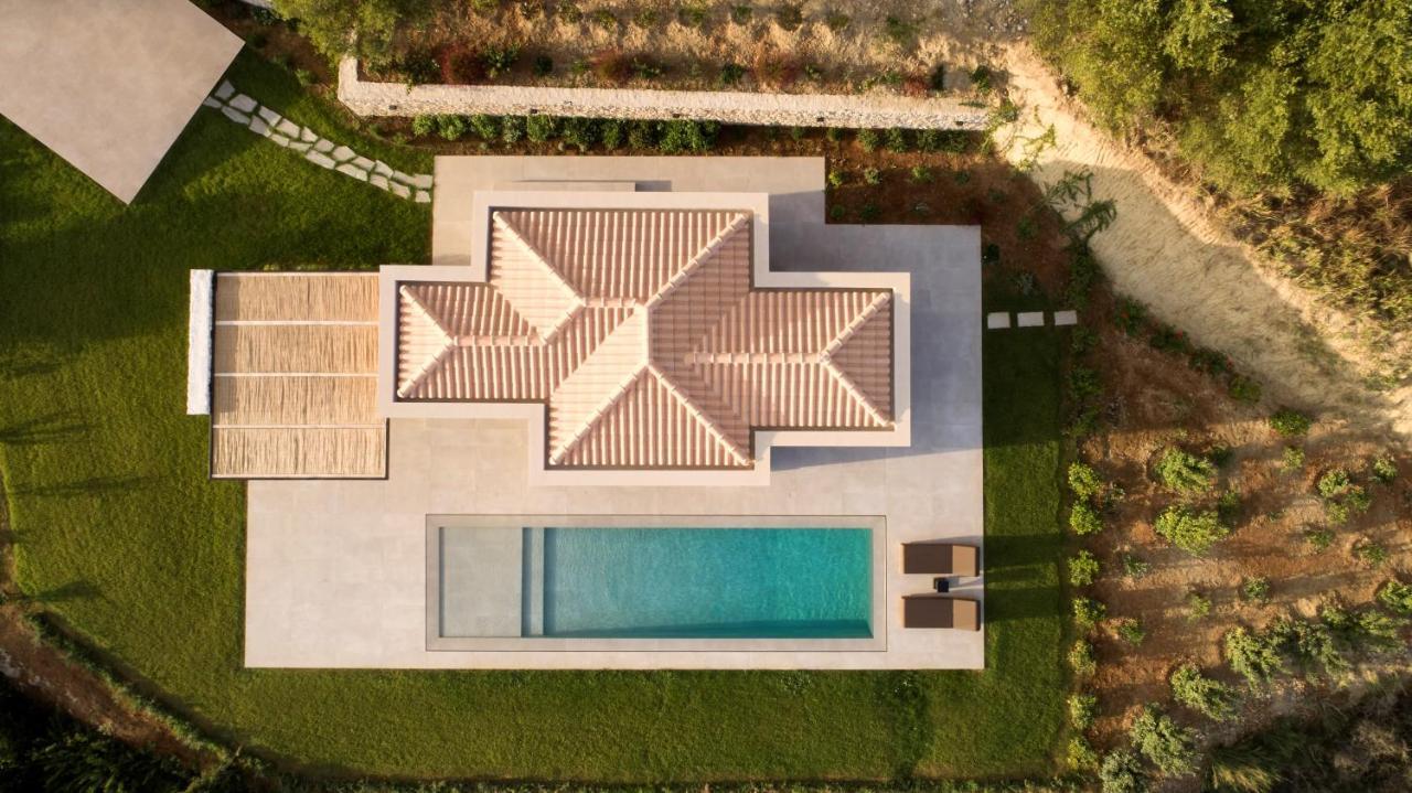 Villa Dione Kefalonian Chic Villas スパルティア エクステリア 写真