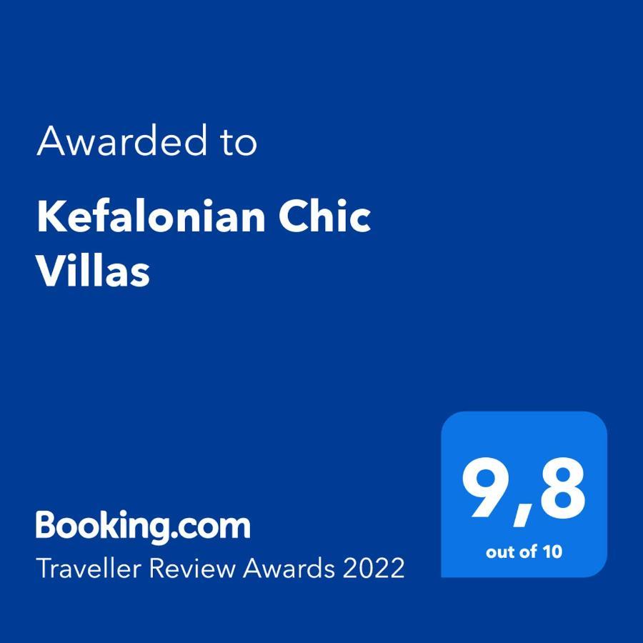Villa Dione Kefalonian Chic Villas スパルティア エクステリア 写真